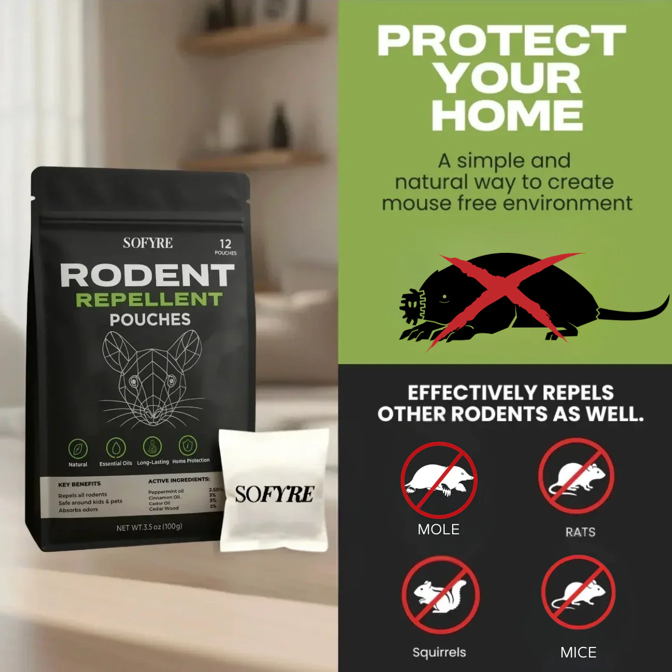 Mole Repellent Pouches - Image 2