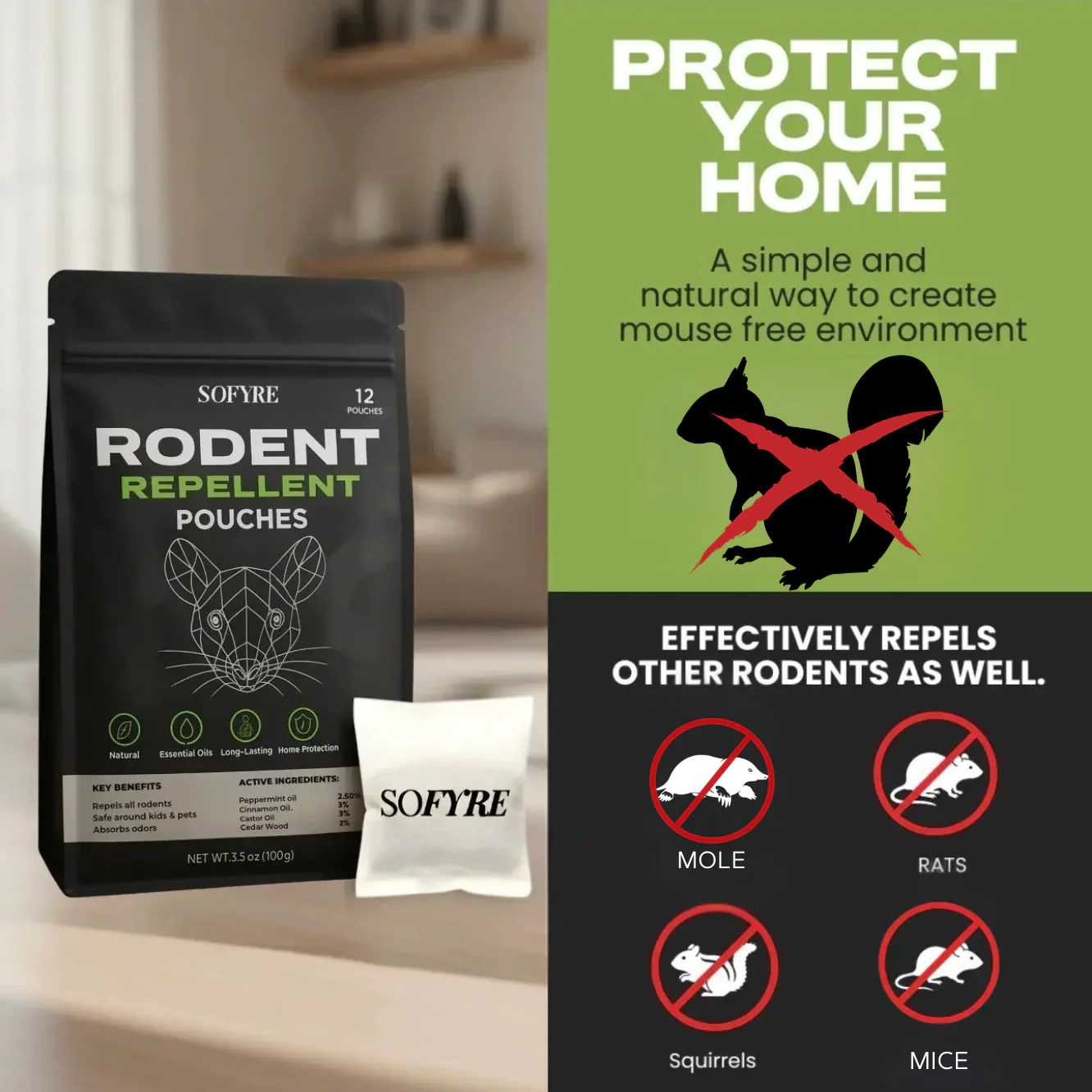 Squirrel Repellent Pouches - Image 2